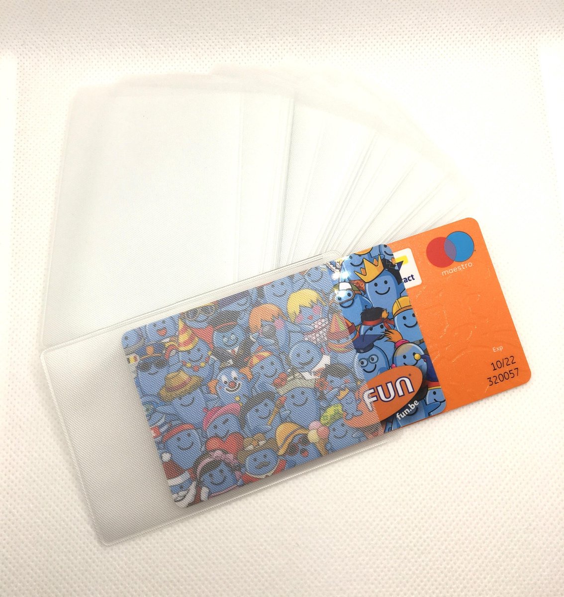 Étui en plastique double face pour carte à circuit imprimé, manchon de  protection transparent, porte-cartes antivol, fournitures scolaires et de