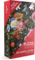 Puzzel, 1000 stukjes, De Heem, Stilleven met bloemen