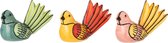 J-Line Vogel Rio Keramiek Mix Assortiment Van 3