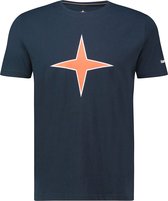 Haze & Finn T-shirt Tee Star Logo Me 0011 Navy Mannen Maat - XXL