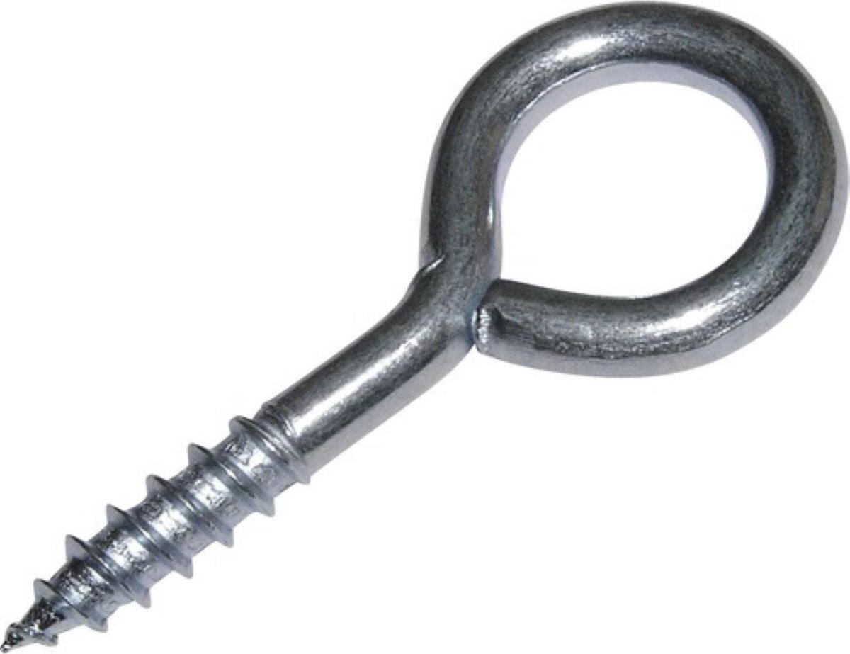 schroefoog 20mm x 55mm verzinkt 6 stuks