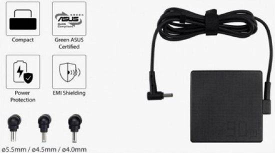 ASUS 19v 4.74a 90w u90w-01 adapter voeding oplader