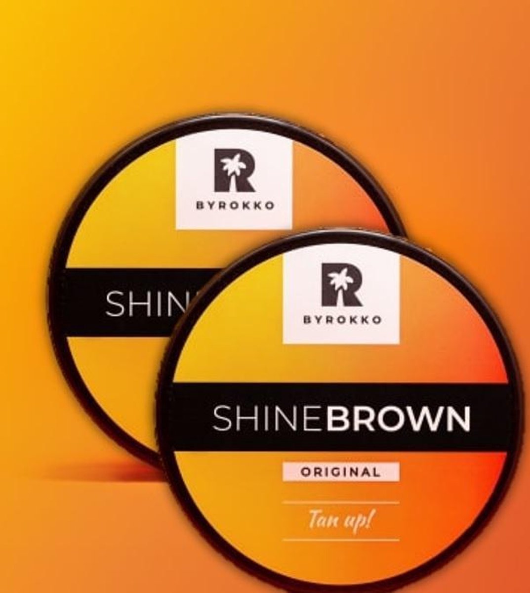 BYROKKO Shine Brown Original - 2 x 190 ml Zonnebank - Tanning oil