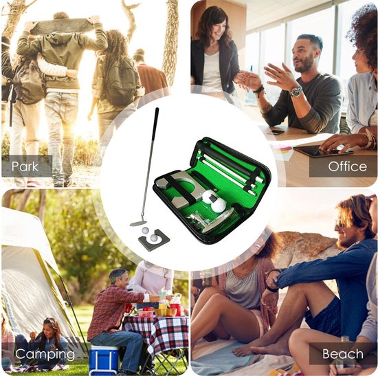 ▶ Golfset indoor/Outdoor ▶ Draagbare opbergcase ▶ Golfballen ▶ Indoor putterset ▶ incl bijbehorende accessoires ▶ TOP Selling — afbeelding 5