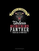 Always Be Yourself Unless You Can Be A Panther Then Be A Panther