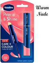 Vaseline Prime & Shine Lipbalm - Warm Nude