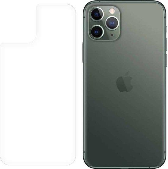 Raad Nebu aanplakbiljet Fonu Tempered Glas Protector voor De Achterkant iPhone 11 Pro Max | bol.com