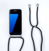 Fonu Siliconen Anti-Shock Backcase hoesje met koord Geschikt Voor Samsung S7