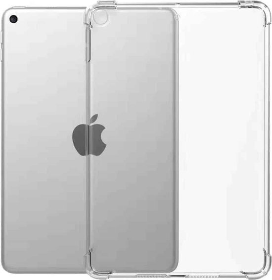 Geschikt Voor iPad 9/8/7 Hoes - 10.2 Inch - 9e/8e/7e Generatie - 2021/2020/2019 - Backcover - TPU Siliconen Case - Doorzichtig Hoesje - Anti Shock - Anti Verkleuring - Anti Geel - Transparant