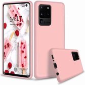 Fonu Premium Siliconen Backcase hoesje Samsung Note 20 Roze