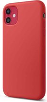 FONU Premium Siliconen Backcase Hoesje iPhone 12 Mini - Rood