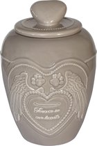 Happy-House Memory Collection Urn 13.5x13.5x18.5 cm 1 l Beige Small