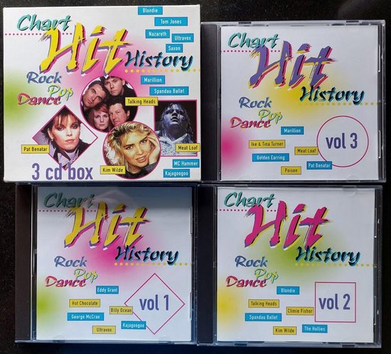 Chart Hit History, Various | Media condition: Near Mint (NM or M-) | 3 x CD Compilation, 1 x Box Set