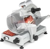 Klarstein Carpaccio snijmachine 240W -  snijdikte 0-12mm - oppervlak 200x155mm - 282 r/min - roestvrij staal