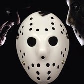 Halloween Party Cool Thicken Jason Mask (wit)