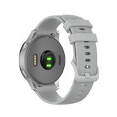 Voor Garmin siliconen smartwatch vervangende polsband, maat: 20 mm universeel (grijs)