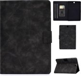 Voor Samsung Galaxy Tab A 9.7 T550 / T555C Koeienhuid Textuur Horizontale Flip Leren Case met Houder & Kaartsleuven & Slaap / Wekfunctie (Grijs)