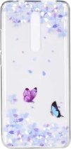 Stijlvol en mooi patroon TPU-valbeschermingshoes voor Xiaomi Redmi K20 / K20 PRO (bloemvlinder)