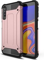 For Galaxy A7 (2018) Magic Armor TPU + PC Combination Case(Rose Gold)