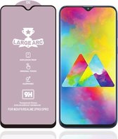 Voor Galaxy M20 9H HD Grote boog Hoog aluminiumoxide Volledig scherm gehard glasfilm