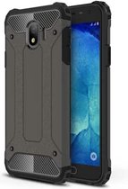 Full-body robuuste TPU + pc-combinatiehoes voor Galaxy J4 2018 (EU-versie) (brons)