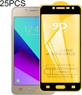 25 STUKS 9D Volledige lijm Volledig scherm Gehard glasfilm voor Galaxy J2 Prime