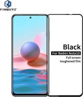 Voor Geschikt voor Xiaomi Redmi Note 10 PINWUYO 9H 2.5D Volledig scherm gehard glasfilm (zwart)