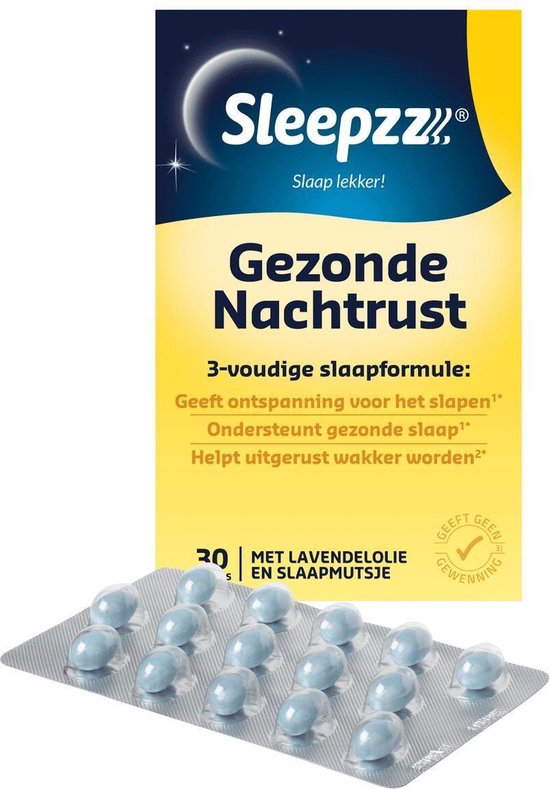 Sleepzz Gezonde Nachtrust - Supplement - 30 liquid capsules