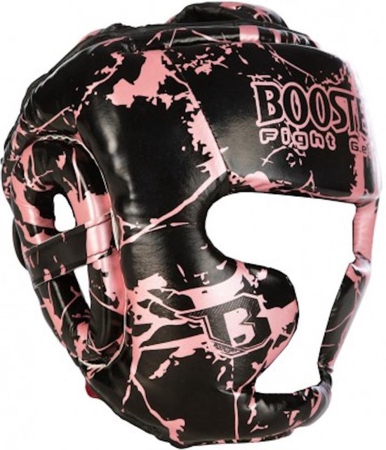Booster Youth Hoofdbeschermer Headgear Marble Pink S = 8/10 jaar
