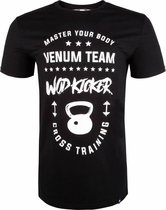 Venum T Shirts Wod Kicker Zwart Wit maat L