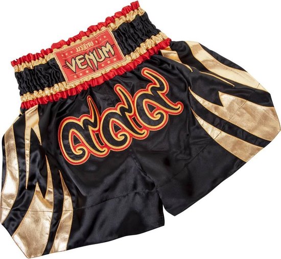 Venum 999 Muay Thai Kickboks Broekje Zwart Goud - Jeans