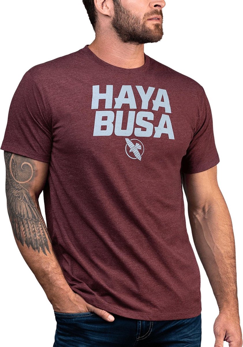 Hayabusa Casual logo T-shirt Rood maat XXL