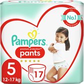 Pampers Premium Protection Pants Luierbroekjes - Maat 5 (12-17 kg) - 17 stuks