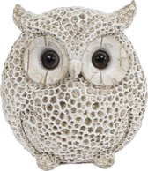 Gifts Amsterdam Sculptuur Owl 11 X 7 Cm Polyresin Wit