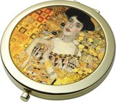 Goebel - Gustav Klimt | Make-Up Zakspiegel Adele Bloch-Bauer | Spiegel - Metaal - 7cm