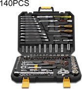 140 PCS Ratelsleutel Set Auto Reparatie Combinatie Hardware Toolbox