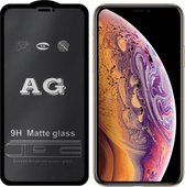 AG Matte Frosted Full Cover gehard glas voor iPhone XS / X / 11 Pro