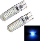 2 STKS T10 3 W 16 SMD-4014 LEDs Auto Klaring Licht Lamp, DC 12 V (Ice Blauw Licht)