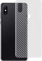 Voor Xiaomi Mi Mix 3 IMAK Carbon Fiber Pattern PVC Back Protective Film