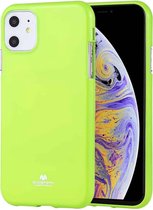 GOOSPERY JELLY TPU schokbestendig en kras-hoesje voor iPhone 11 (groen)