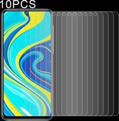 10 STKS 0.26mm 9H Oppervlakte Hardheid 2.5D Explosieveilige Gehard Glas Niet-volledige Schermfilm Voor Xiaomi Redmi Note 9 Pro