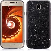 Voor Geschikt voor Xiaomi Redmi 8A / 8A Pro Glitterpoeder schokbestendige TPU beschermhoes (zwart)