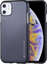 GOOSPERY i-JELLY TPU schokbestendig en krasvast hoesje voor iPhone 11 (zwart)