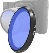 JSR gekleurde lensfilter voor Panasonic LUMIX LX10 (blauw)