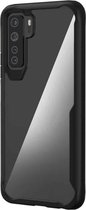 Voor Huawei Nove 7 SE transparante pc + TPU volledige dekking schokbestendige beschermhoes (zwart)