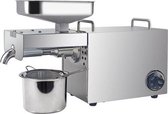 Lioretti® Automatische Olie Persmachine | RVS - Koud / Warm | Olieverdrijver | Notenmaler | 400W | Olie Extractor  |  Keuken Accessoires