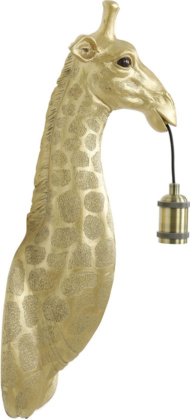 Light & Living Wandlamp Giraffe - Zwart