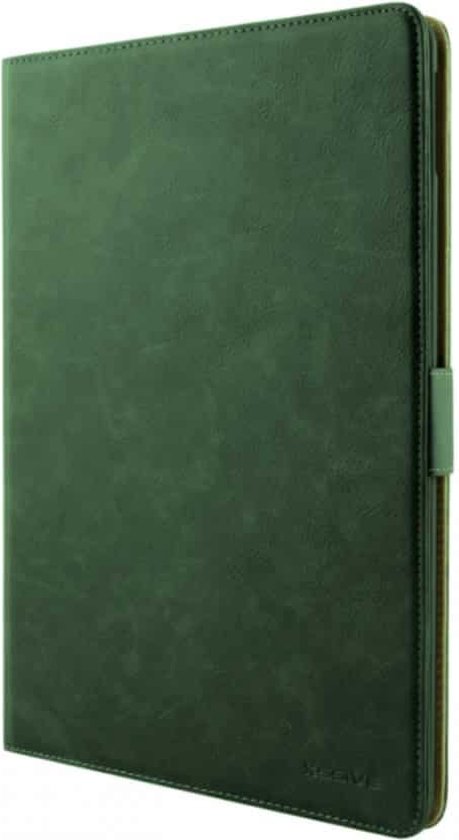 Premium Leren Bookcase Hoes iPad 9 2021 / iPad 8 2020 / iPad 7 2019 - 10.2 inch - Groen