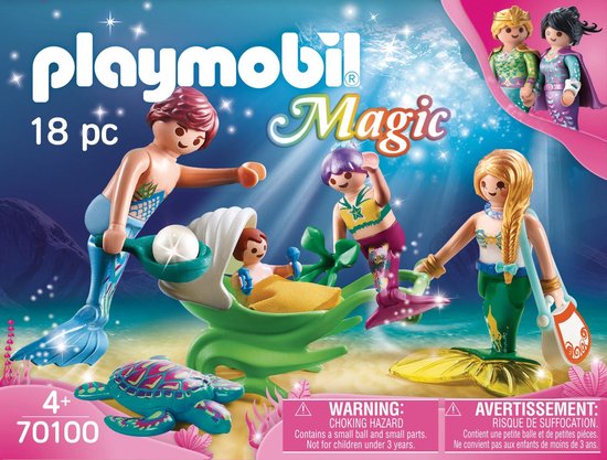 PLAYMOBIL Magic Meerminnenfamilie - 70100 - PLAYMOBIL