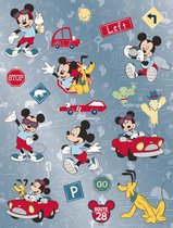 Mickey Mouse - A4 Stickervel - Hologram stickers - Grote Stickers